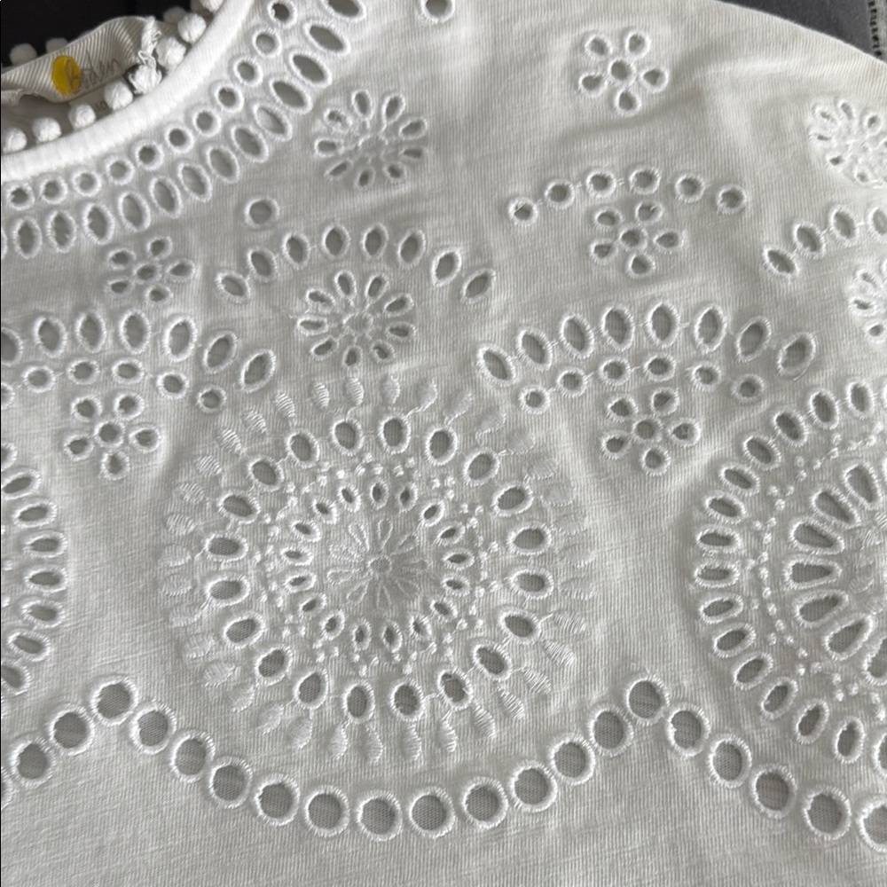 Boden Cutwork Versatile Jersey T Shirt Dress - Picture 5 of 7